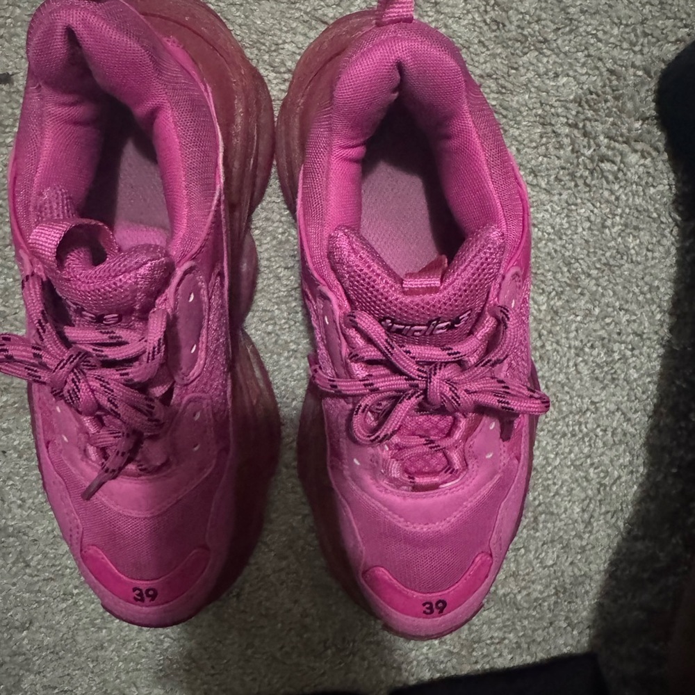 Balenciaga Vibrant Pink Sneakers